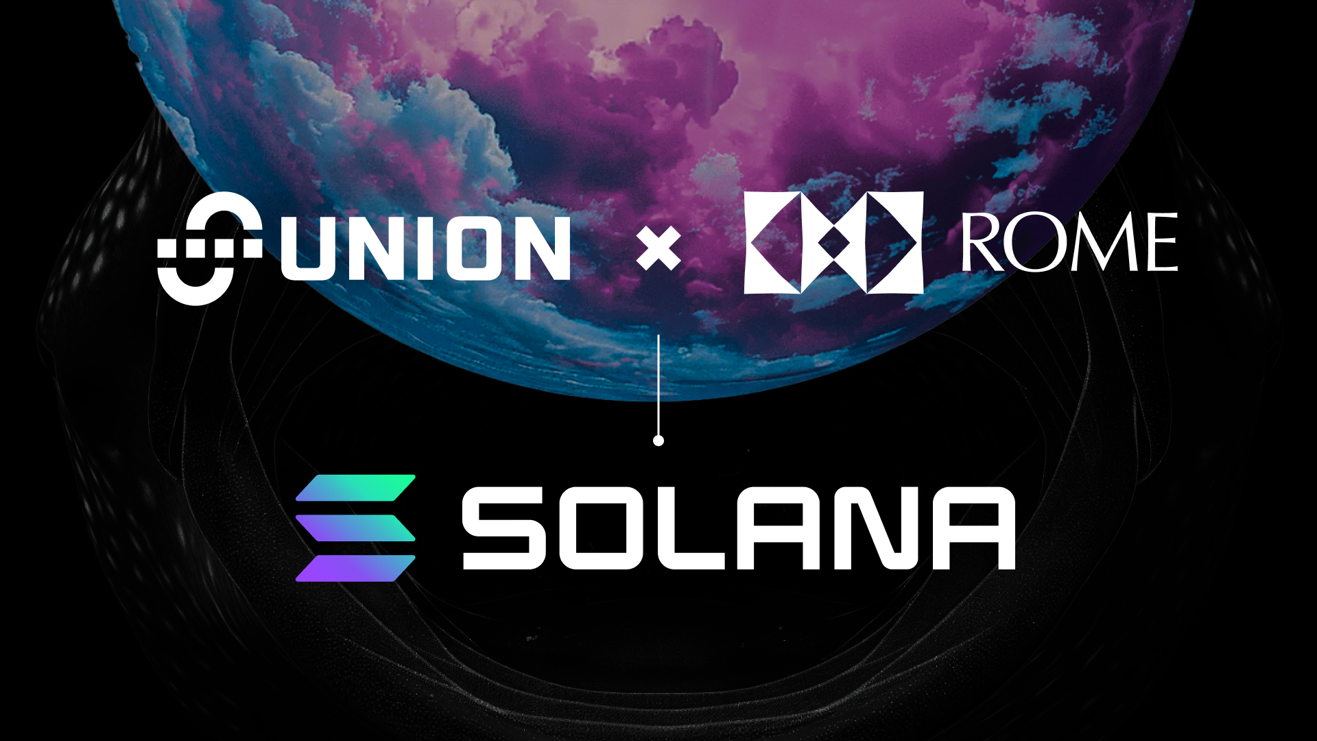Partnership graphic with Union logo and Rome Protocol logo.